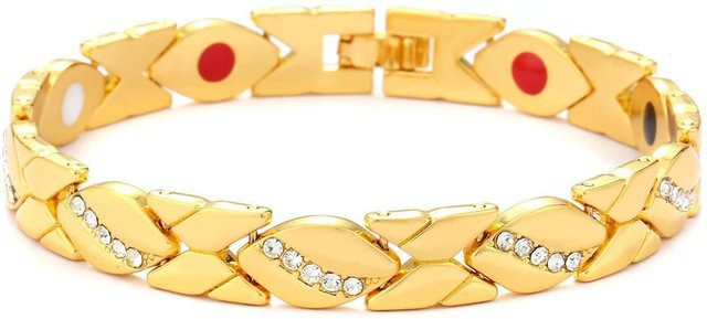 Armband Wind Blatt Diamant, Zinklegierung, Gold, Unisex - Bild 1