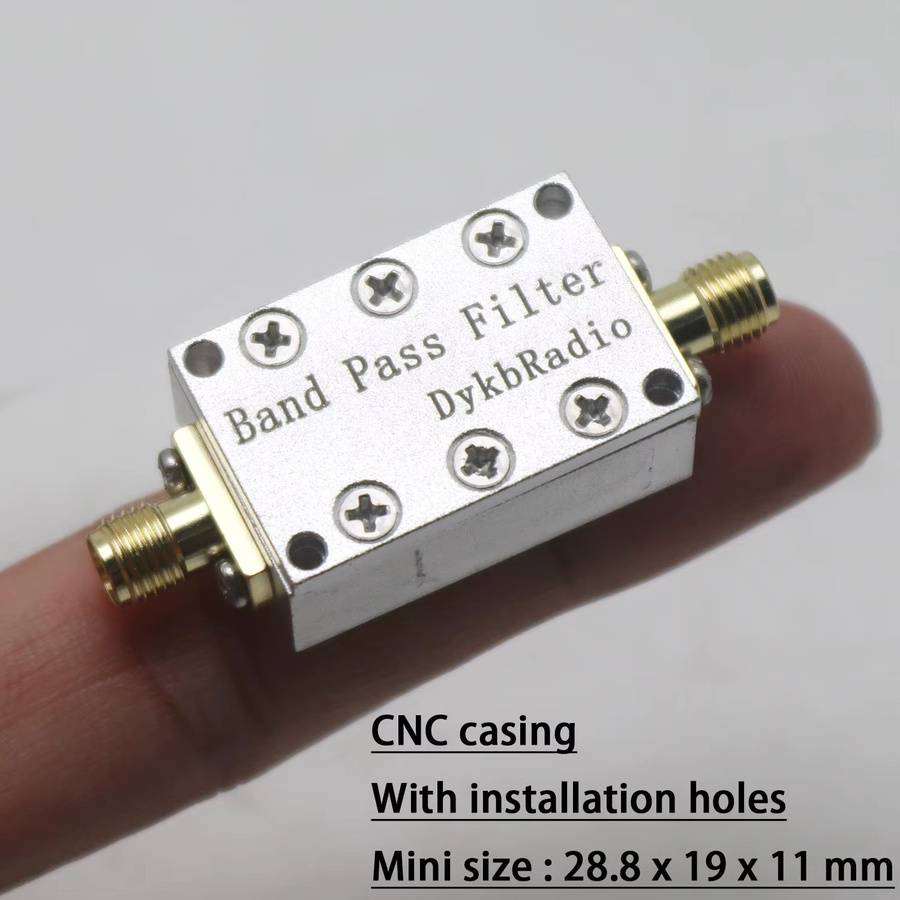 Dykbcells Band Pass Filter BPF SAW LC Filter für RF Signale, Farbe: Silber - Bild 2