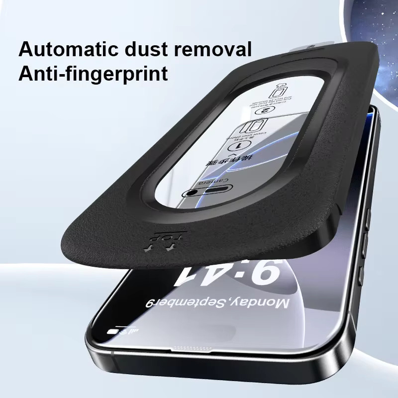 HD Panzerglas Displayschutzfolie für Apple iPhone 17 Pro und Pro Max, transparent - Bild 5