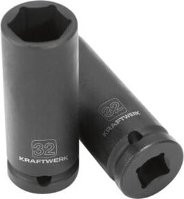 Kraftwerk Schlag-Stecknuss 32 mm mit 3/4 Zoll Aufnahme in Schwarz - Bild 1