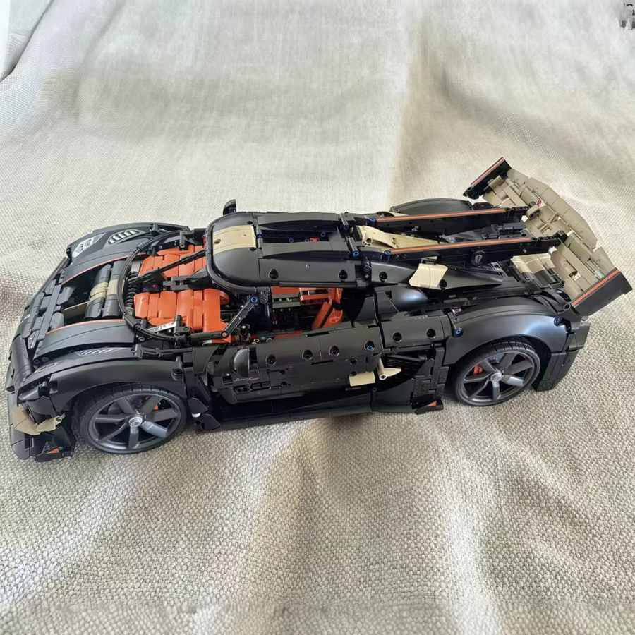 Hot Toys Koeni Spear Megacar Supersportwagen, Baustein-Puzzle-Modell, 4104 Teile, ab 14 Jahren - Bild 2