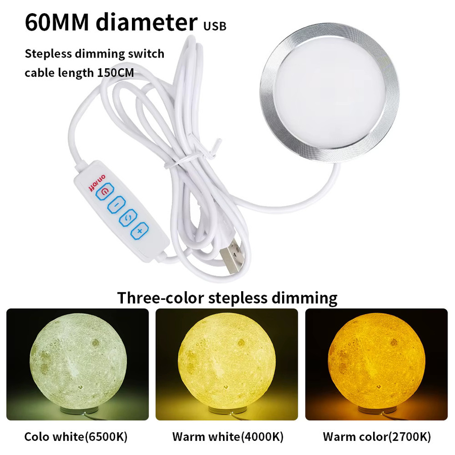 Bambu Lab LED-Lampen-Kit 001 Hardware Set in Warmweiß mit silbernem Reflektor für DIY-Modelle - Bild 2