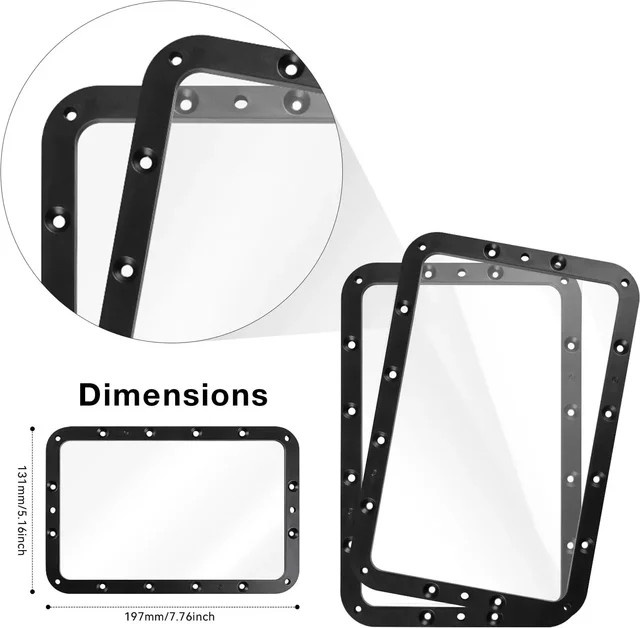 Elegoo FEP-Film mit integriertem Schnellwechselsystem für Photon Mono 2, 4 und 4 Ultra, 2 Stück, transparent - Bild 1