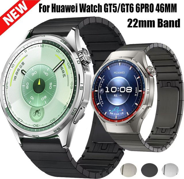 Jansin Uhrenarmband Edelstahl, 22 mm, für Huawei GT6 Pro 46 mm - Bild 1