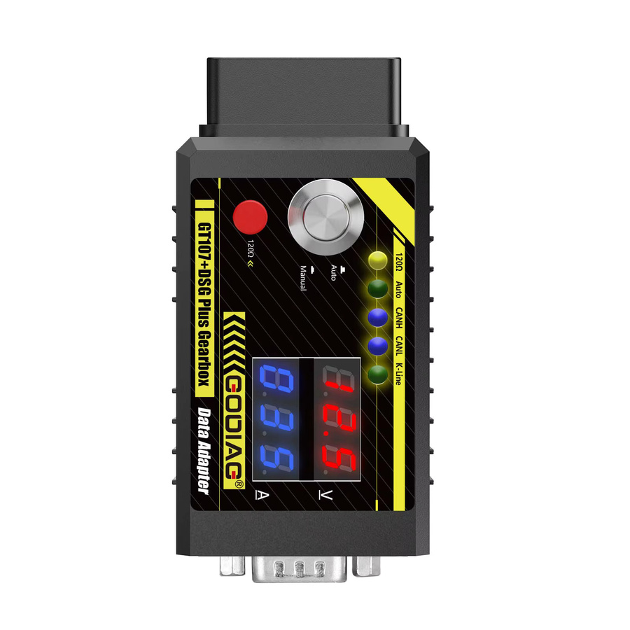 GODIAG GT107+ DSG Plus Getriebe-Datenadapter mit Spannungs- und Stromanzeige in Schwarz für DQ250 DQ200 VL381 VL300 DQ500 DL501 Benz BMW - Bild 5