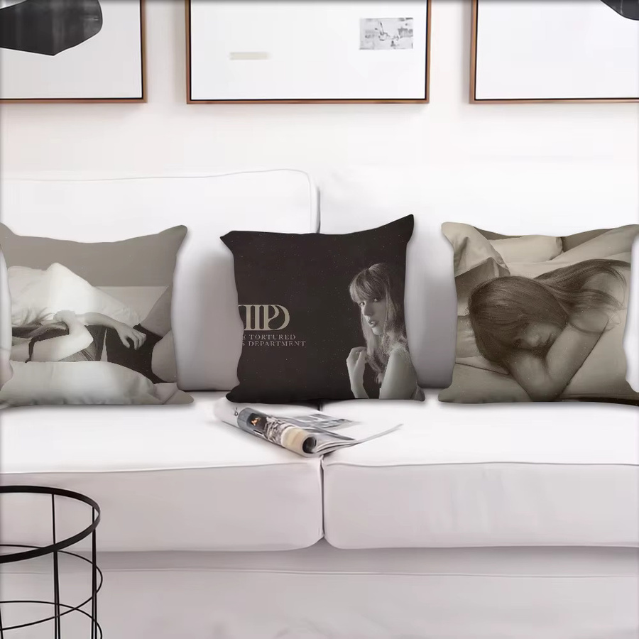 T-Taylor Kissenbezug für Sofa und Wohnzimmer in Schwarz (nur Bezug) - Bild 3