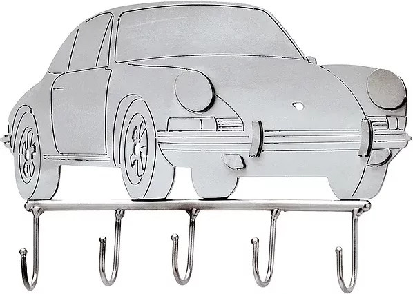Hinz und Kunst Schlüsselbrett Fahrzeug in Silber aus Metall - Bild 1