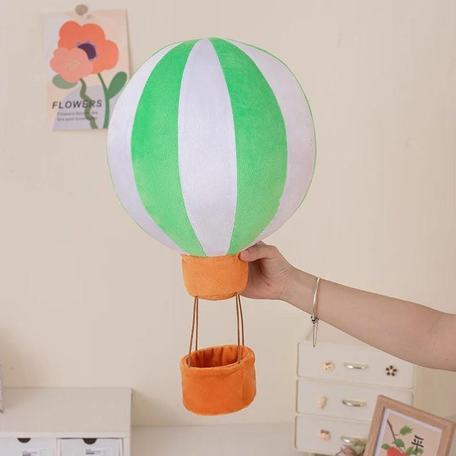 Heißluftballon Plüschtier, grün, ab 14 Jahren - Bild 1