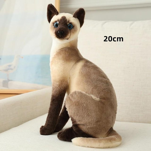 Kidsly Simulation Katze Plüschtier, Stofftier, braun, ab 3 Jahre - Bild 1