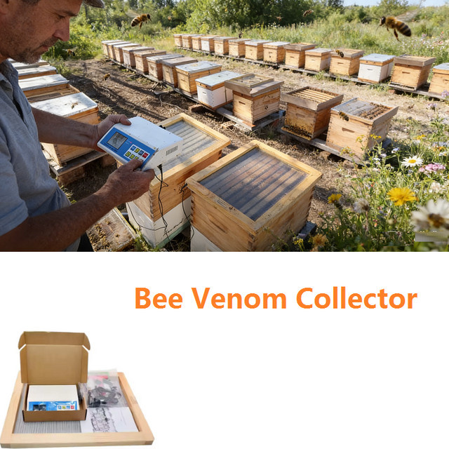 GREENVIVE Elektronisches Bienengift-Sammelgerät mit Königinnen-Ausschluss als komplettes Set für die Bienenzucht - Bild 1