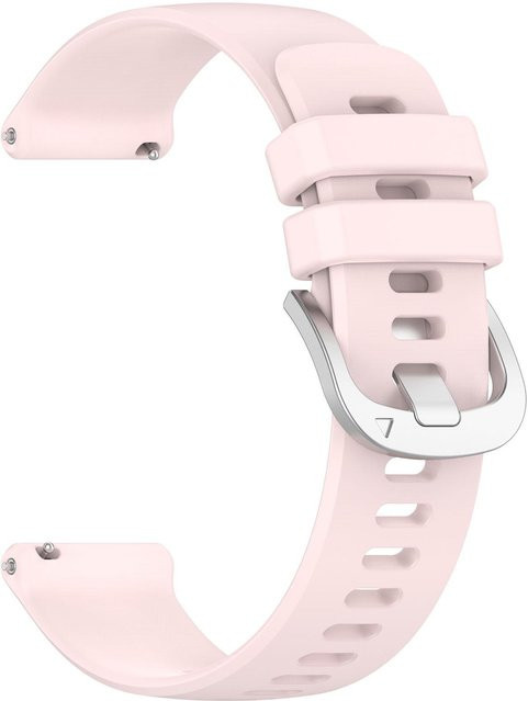 Armband für Garmin vivoactive 5, Silikon, 20mm, rosa, Unisex - Bild 1