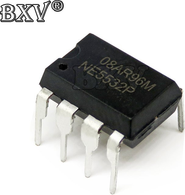 10 Stück NE5532P NE5534P DIP-8 IC Operationsverstärker in Schwarz - Bild 1