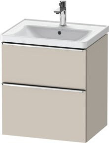 Duravit Waschtischunterschrank D-Neo beige, B/T/H: 58,4 x 45,2 x 62,5 cm - Bild 1