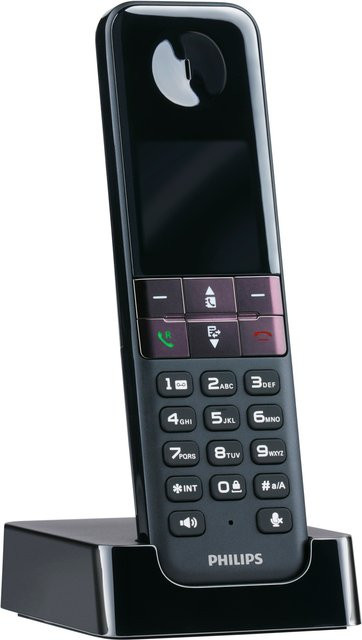 Philips Telefon D4701B/01 in Schwarz - Bild 1