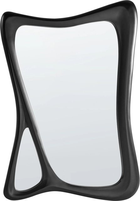 Beliani Wandspiegel LANESTER in Schwarz, modern, Glas und Kunststoff, Breite: 70 cm, Höhe: 100 cm - Bild 1