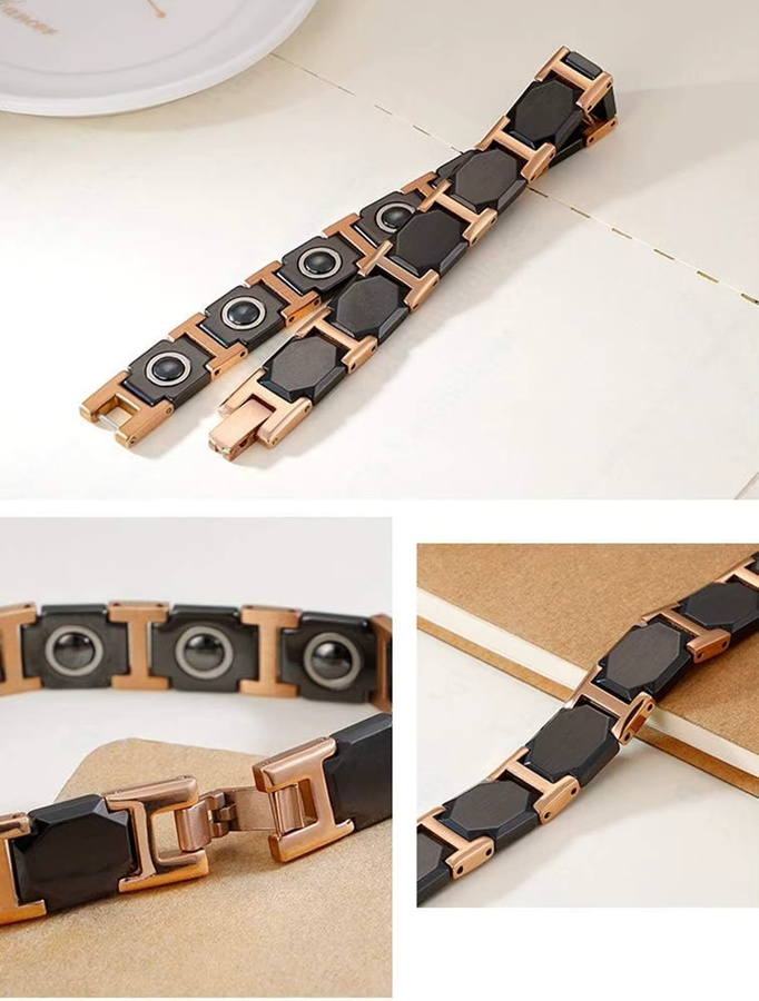Aradoo Armband, Keramik, Titan, Stahl, Bicolor, Unisex - Bild 5