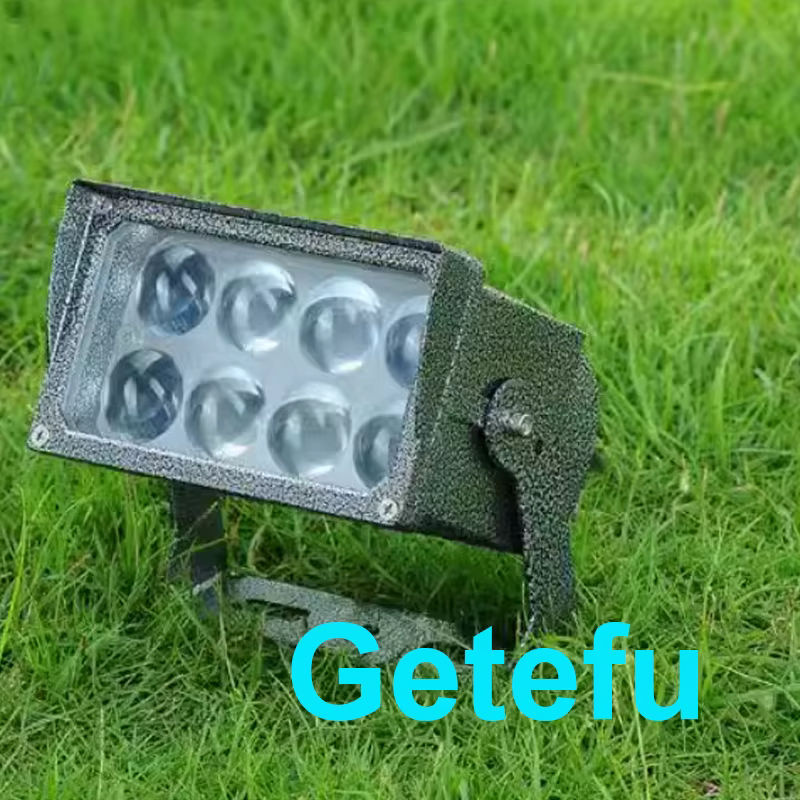 Getefu LED Wandfluter Außenbeleuchtung Weiß wasserdicht mit schmalem Strahl für den Garten - Bild 6