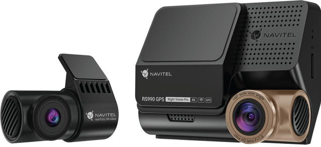 Navitel RS990 Dashcam mit 4K UHD, GPS und Wi-Fi in Schwarz - Bild 1