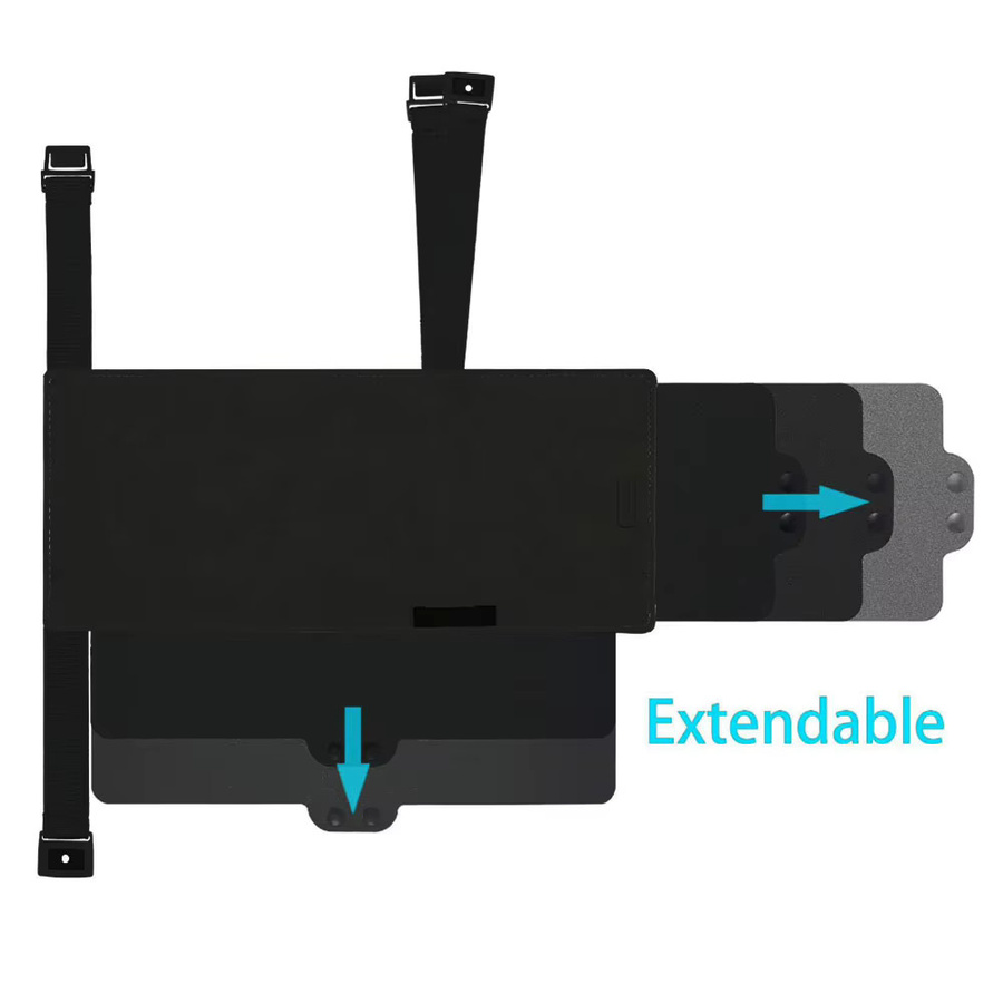 Auto Sonnenblende Extender von everso, Sonnenschutz Extension Board zur Blendreduzierung für die Windschutzscheibe, Schwarz - Bild 2