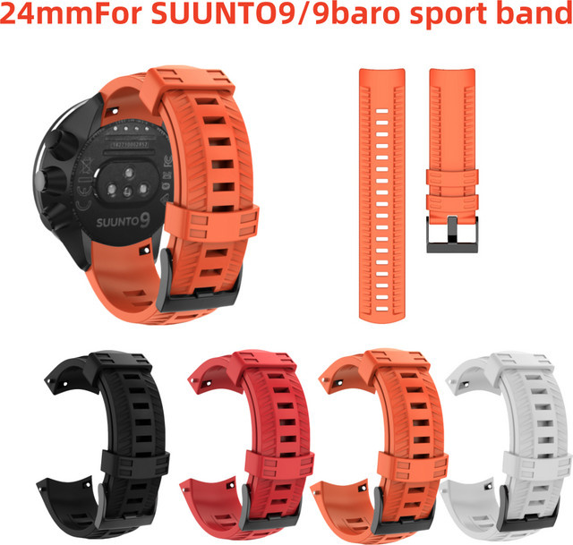 Suunto Uhrenarmband, Silikon, 24 mm, Unisex - Bild 1
