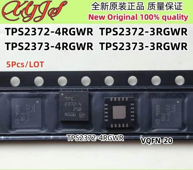 5er-Set RONGXINYUAN Elektronische Bauteile TPS2372 und TPS2373 in Schwarz - Bild 1