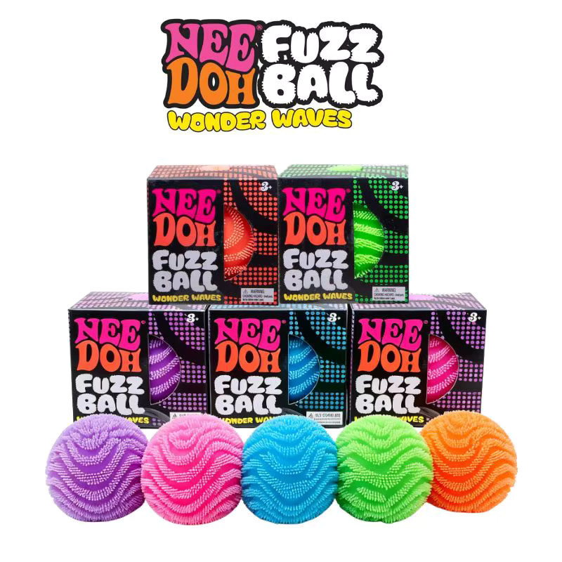 Schylling Fuzz Ball, Weicher Flauschiger Stressball, Quetschspielzeug - Bild 6