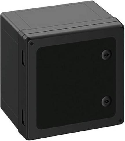 Spelsberg GEOS-S 3030-22-o/sw Schaltschrank aus Polycarbonat in Schwarz, B/T/H: 30,0 x 30,0 x 22,6 cm - Bild 1