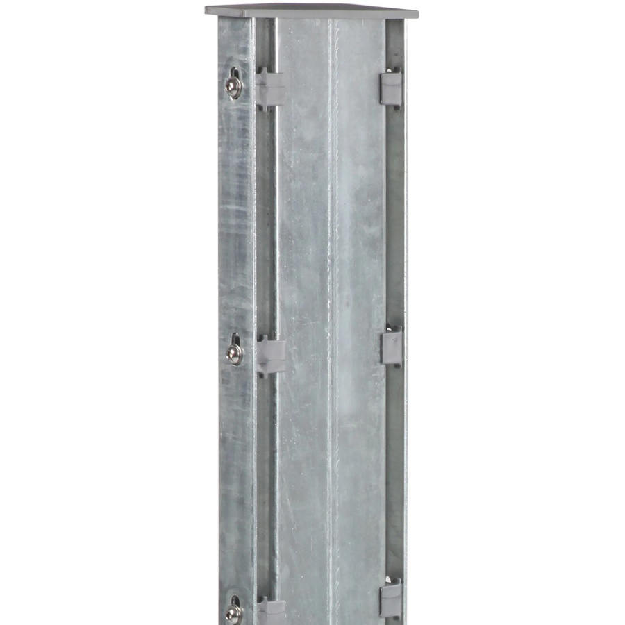 Floraworld Gabionenpfosten aus Stahl in Silber, B/T/H: 4 x 4 x 140 cm - Bild 2