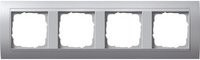 Gira Abdeckrahmen vierfach mit Zwischenrahmen Event Aluminium Silber - Bild 1
