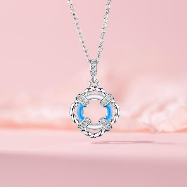 Lucky Star Jewelry Halskette Edelstahl, Weiß, Zirkonia, Damen - Bild 1