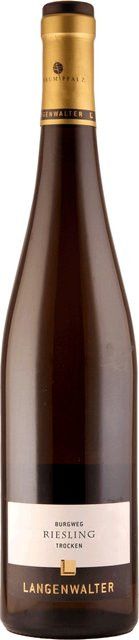 Langenwalter Riesling Weißwein, 2022, Pfalz, trocken, 0,75 l - Bild 1