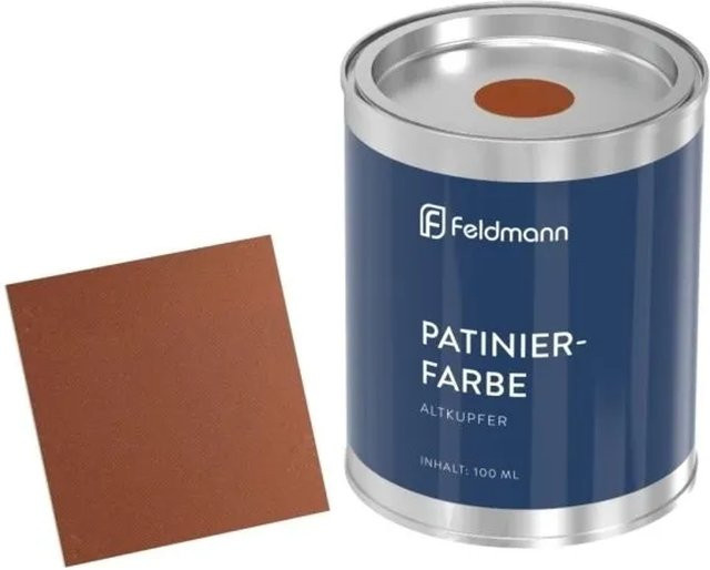 FeNau Patinierfarbe Altkupfer in Braun, 100 ml - Bild 1