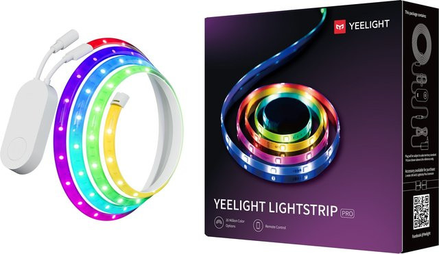 Yeelight Pro LED-Streifen RGBIC mit WLAN, 2m, Multicolor und White, kompatibel mit Apple HomeKit, Google Assistant und Amazon Alexa - Bild 2