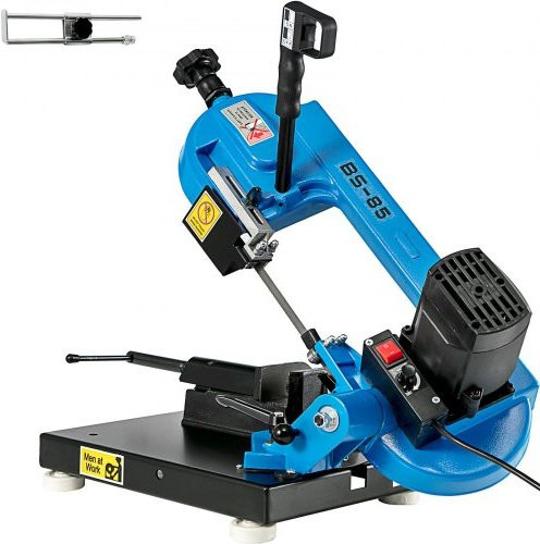 VEVOR Metallbandsäge 1000W Tischbandsäge in Blau zum Schneiden von Metall, Holz, Glasfaser und Kunststoff mit 85 x 105 mm Schnitttiefe - Bild 1