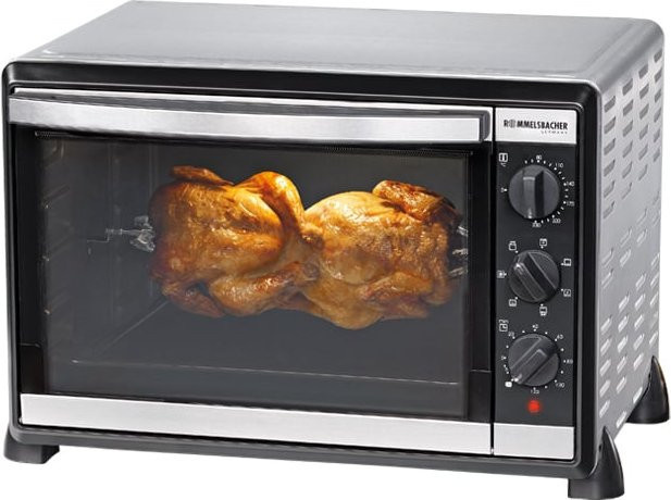 Rommelsbacher Back & Grill Mini-Backofen BG 1805/E in Silber mit 42 l Volumen, Ober-/Unterhitze und Umluft - Bild 1