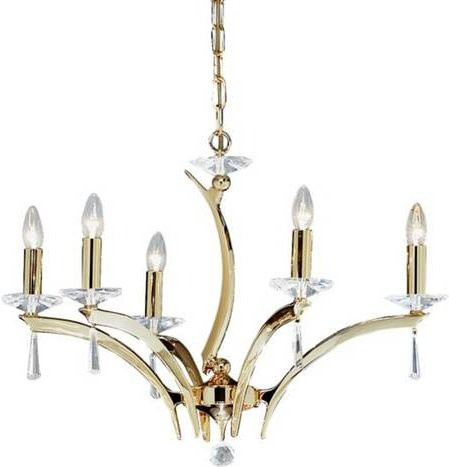 Brumberg LED-Pendelleuchte Glamour in Weiß und Gold/Messing, dimmbar mit Casambi-Steuerung - Bild 1