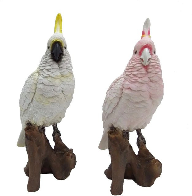 Deko-Figur Kakadu von Sunny Garden aus Polyresin, Höhe: 26 cm - Bild 1