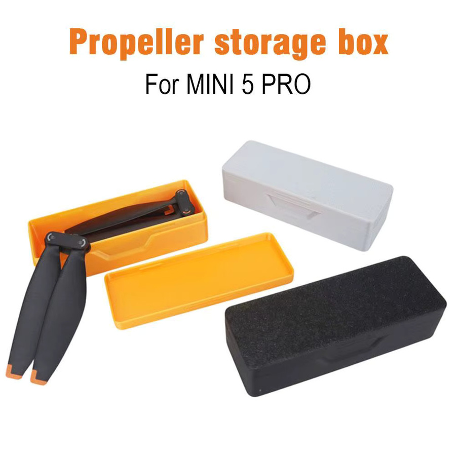 Tragbare und wasserdichte Aufbewahrungsbox für Mini 5Pro Propeller in Grau - Bild 2