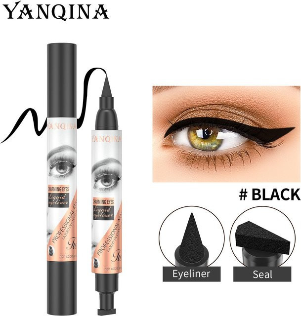YANQINA Eyeliner, Pflaume, flüssig, Matt, Damen - Bild 1