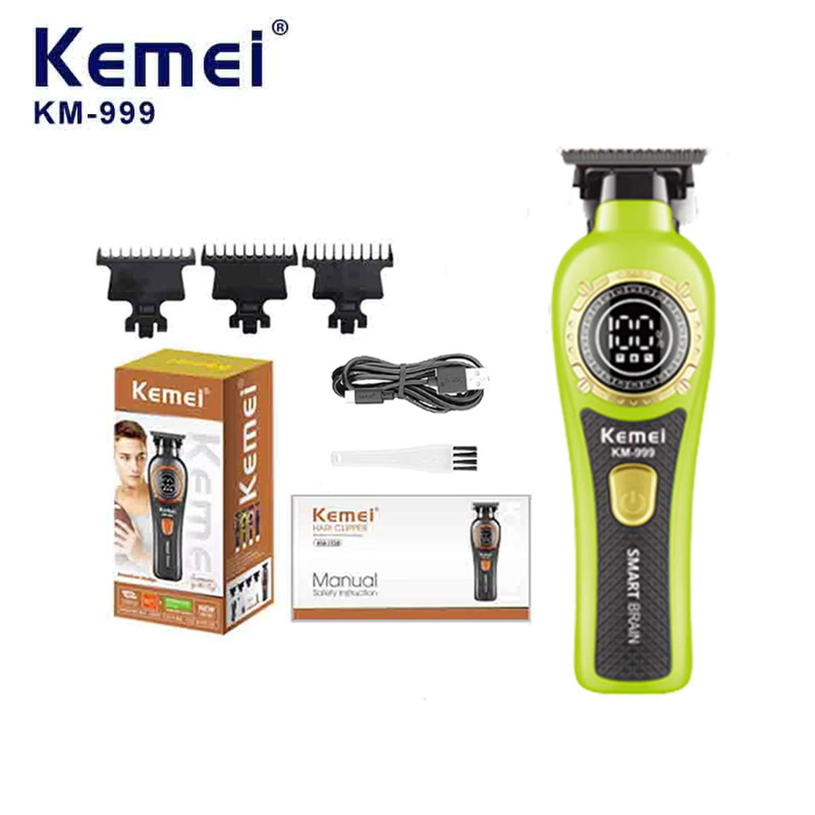 Kemei 999 Elektrische Haarschneidemaschine, kabellos, Unisex - Bild 2