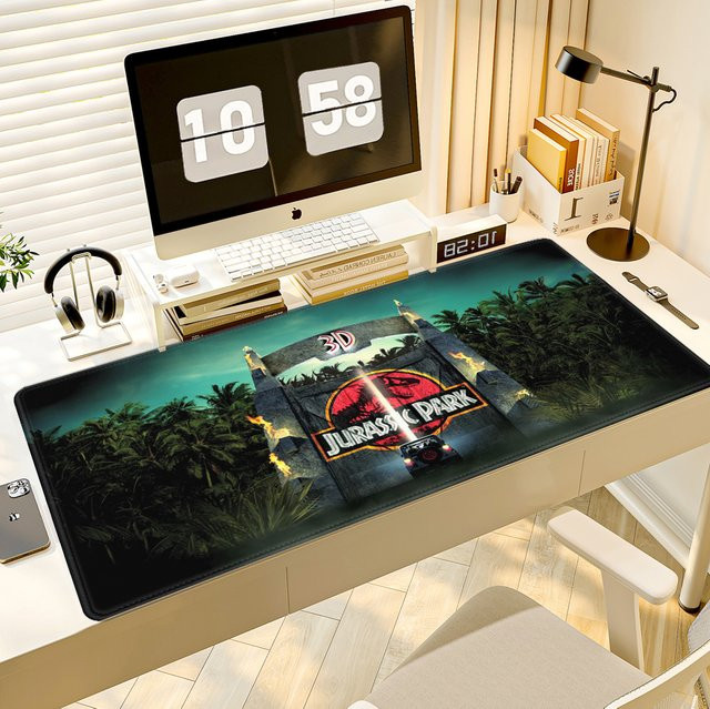Varmilo Jurassic Park XXL Mauspad Schreibtischunterlage für Gamer in Multicolour - Bild 1