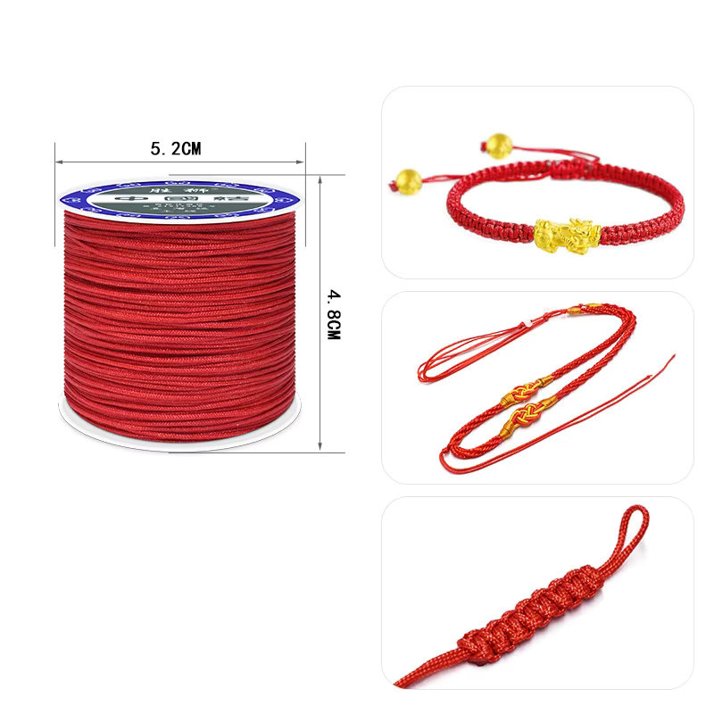SRKASHI Nylon Faden Schnur, 0,8mm, 50 yards - Bild 1