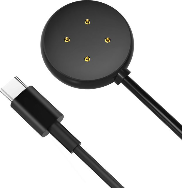 Google Ersatzladegerät USB-C, Schwarz, kompatibel mit Pixel Watch 3/2 - Bild 1