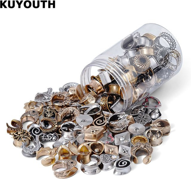 KUYOUTH Ohrstöpsel Kupfer, Unisex, Bunt - Bild 1