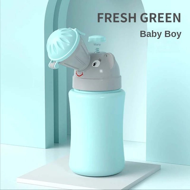 Hygienisches Baby-Urinal für Jungen und Mädchen, faltbares Reise-Töpfchen für unterwegs und Autoreisen, auslaufsicher und leicht - Bild 1