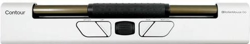 Contour Design RollerMouse Go wireless Bluetooth Maus-Set mit Mauspad in Schwarz und Weiß, 5 Tasten, bis zu 2000 dpi - Bild 1