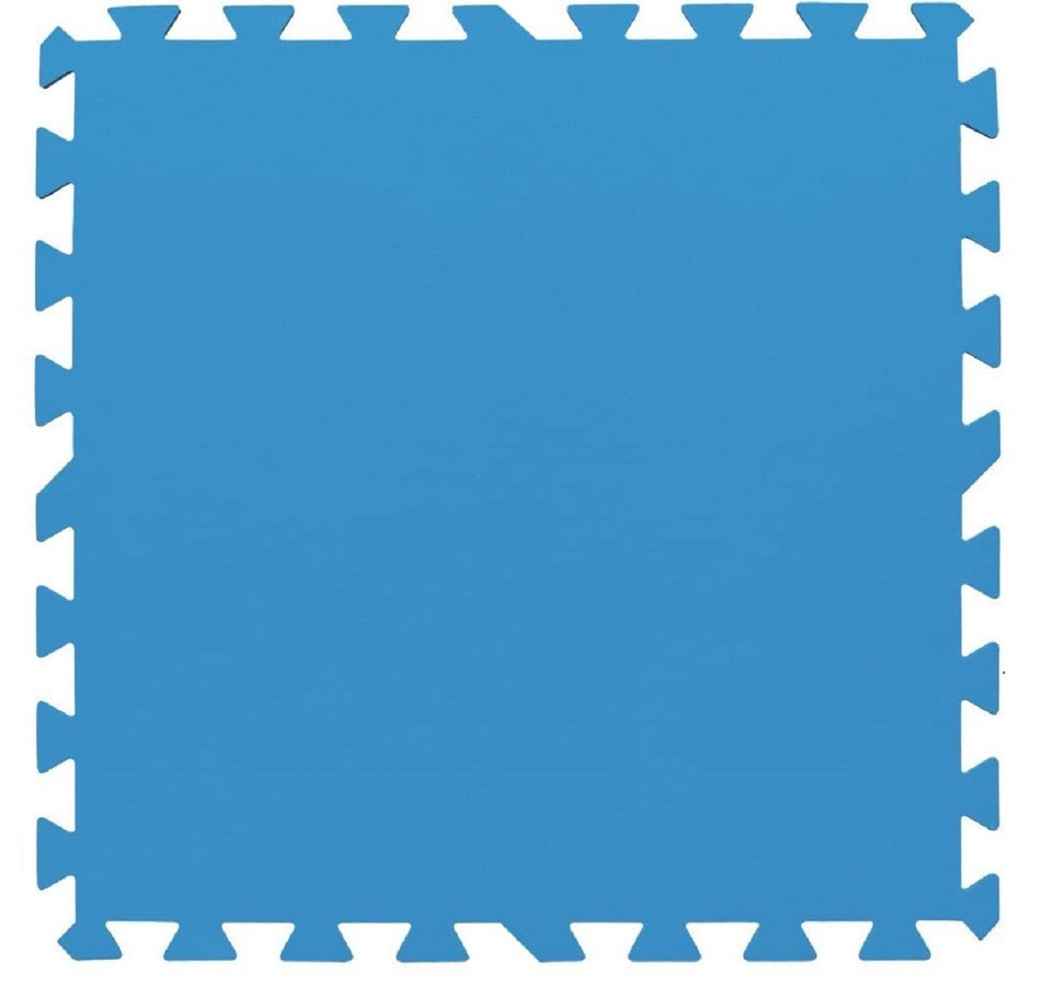 Bestway Flowclear Pool-Bodenschutzfliesen-Set, 8 Stück, blau, B/T: 50 x 50 cm - Bild 1