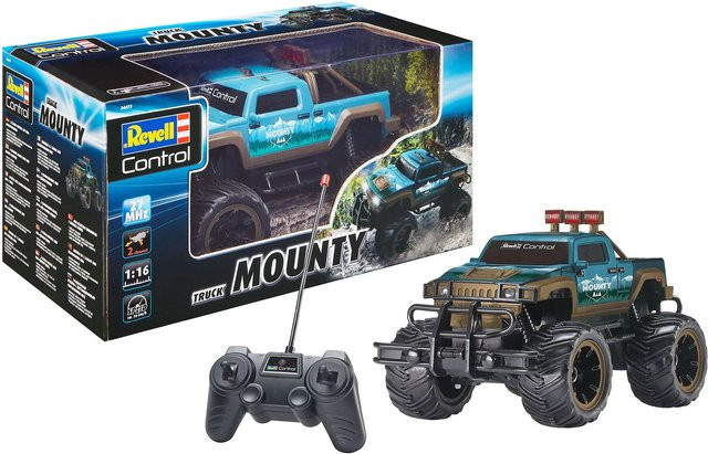 Revell Mounty RC Modellauto Elektro Geländewagen 1:16 Grau - Bild 2