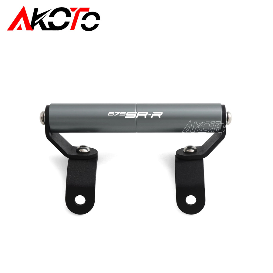 AKOTO CNC Handy und GPS Navigation Halterung für CFMOTO 675SR-R 675SR SR675 675 SR 675SRR 675RR in Schwarz - Bild 2