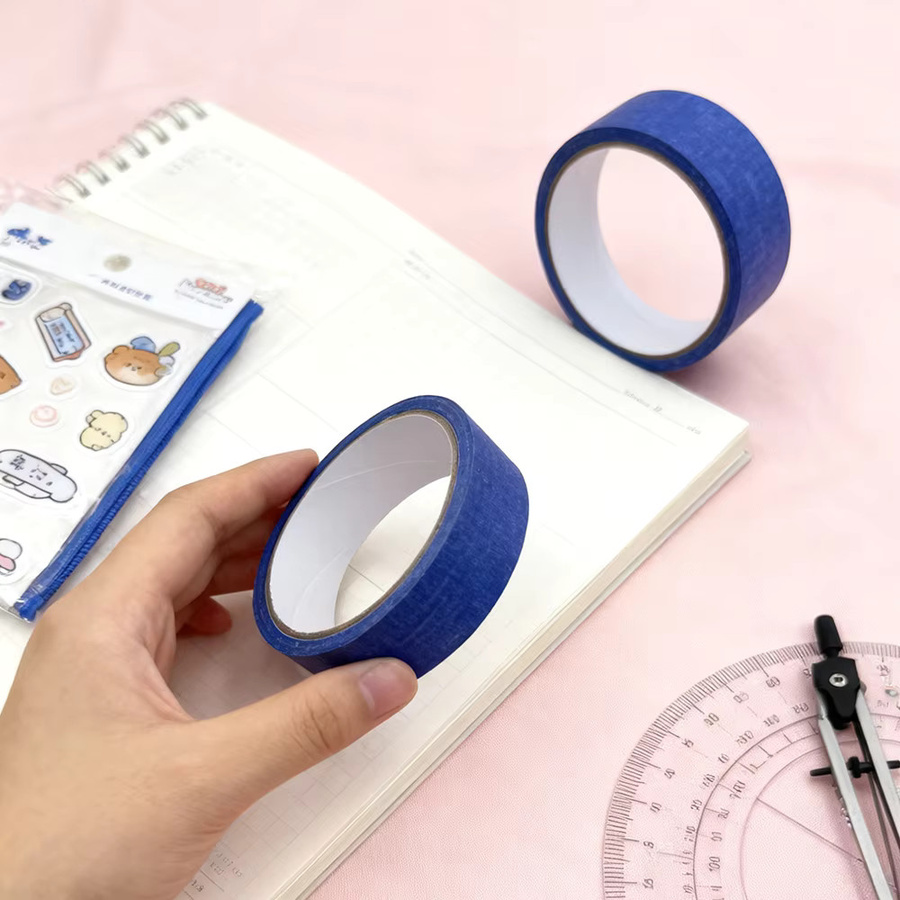 5 Stück beschreibbares Abdeckband in Blau, selbstklebendes Masking Tape für Kunst, Malerei und DIY-Projekte - Bild 4